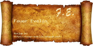 Feuer Evelin névjegykártya